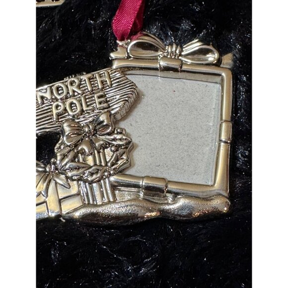 Gorham Silver Plated Christmas Ornaments Set Of 4 With Red Ribbons - Picture 2 of 10